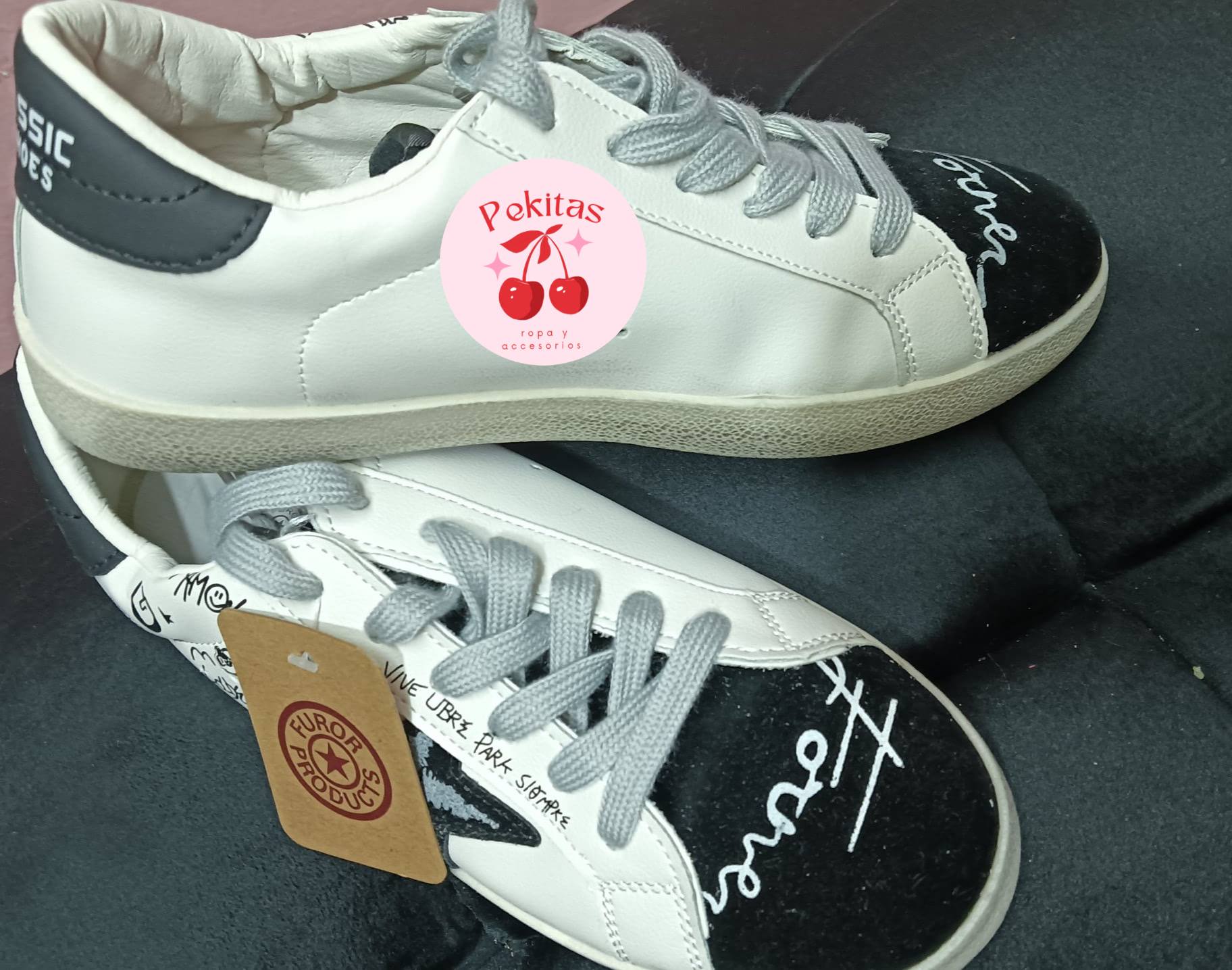 Tenis blancos Pekitas